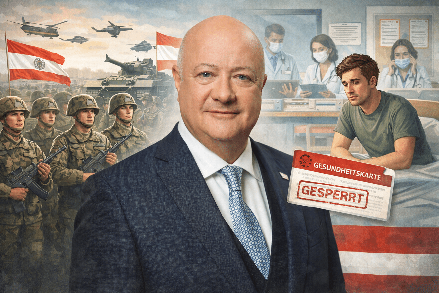 Christian Stocker will länger ins Heer und weniger Gesundheitsleistungen für Asylwerber – Volksbefragung angekündigt