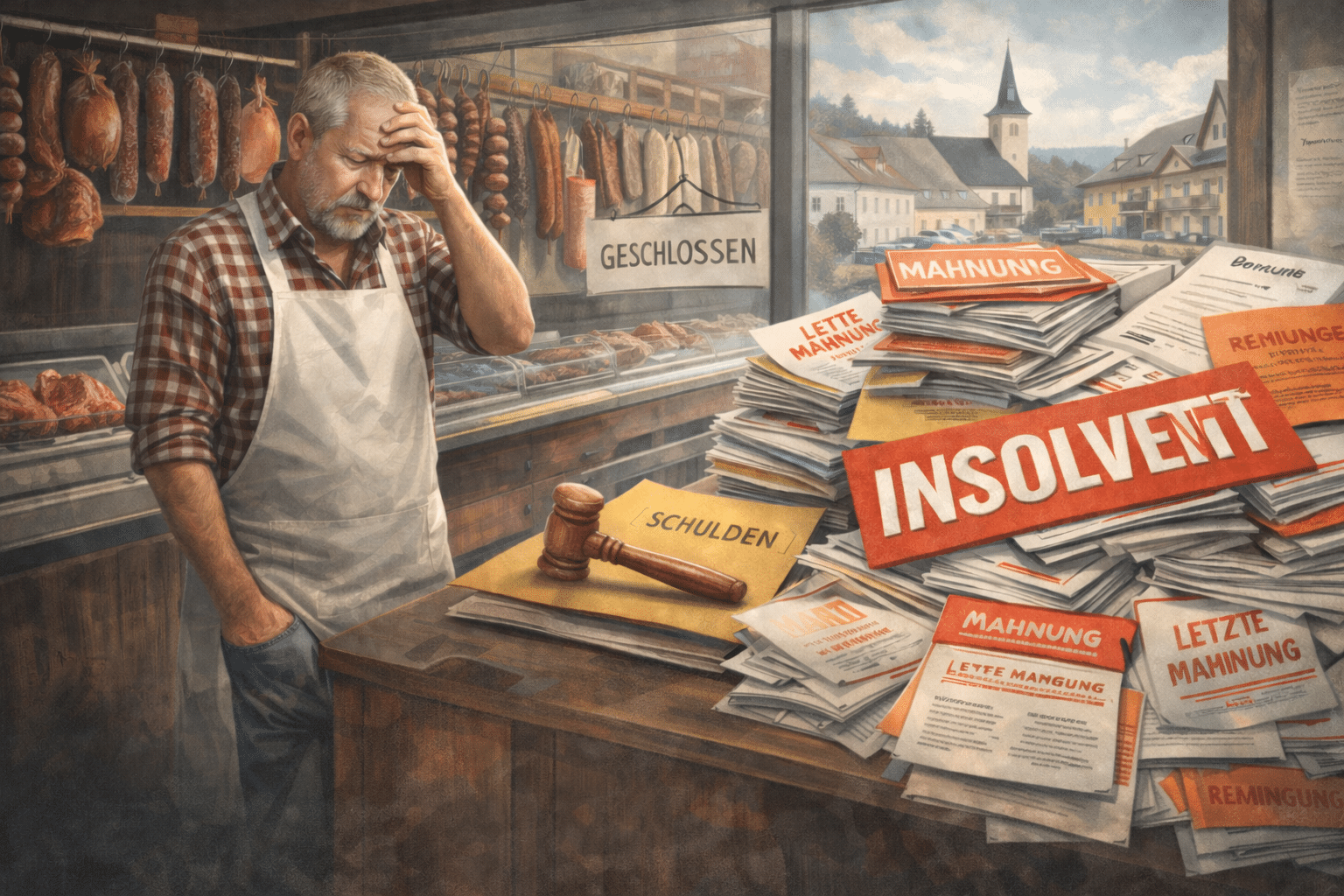 Waldviertler Fleischerei erneut pleite – Schuldenberg wächst auf 350.000 Euro