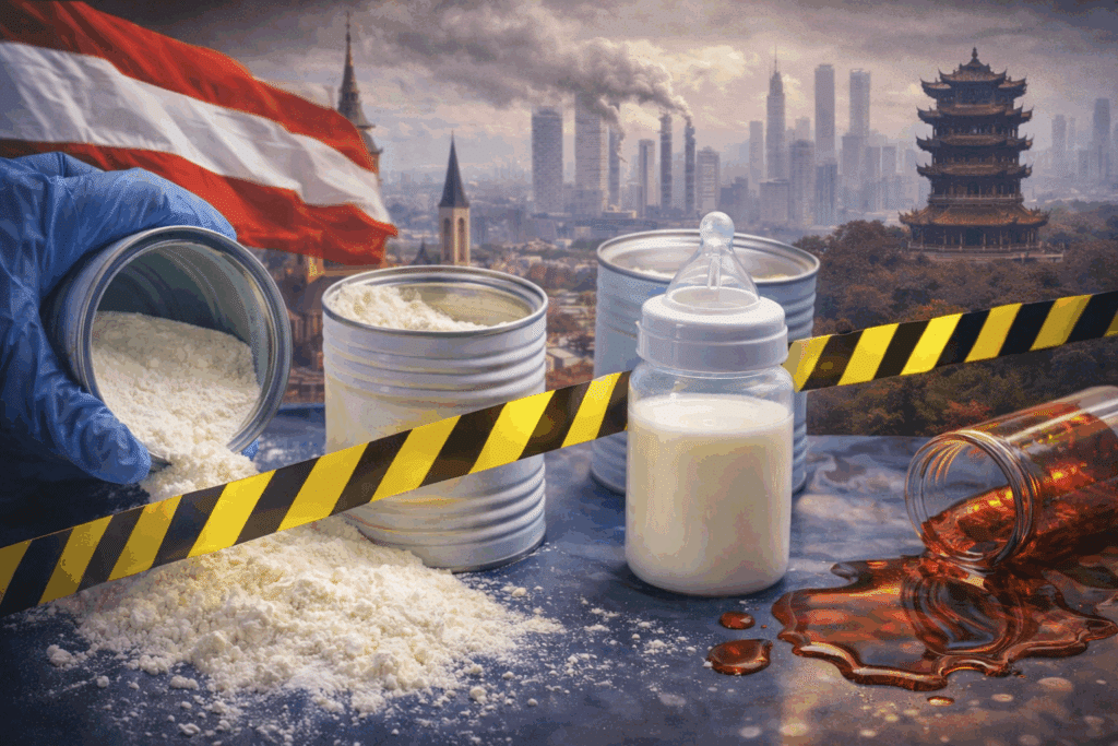 Babymilch-GAU: Giftiges Öl aus Wuhan – Rückruf auch in Österreich