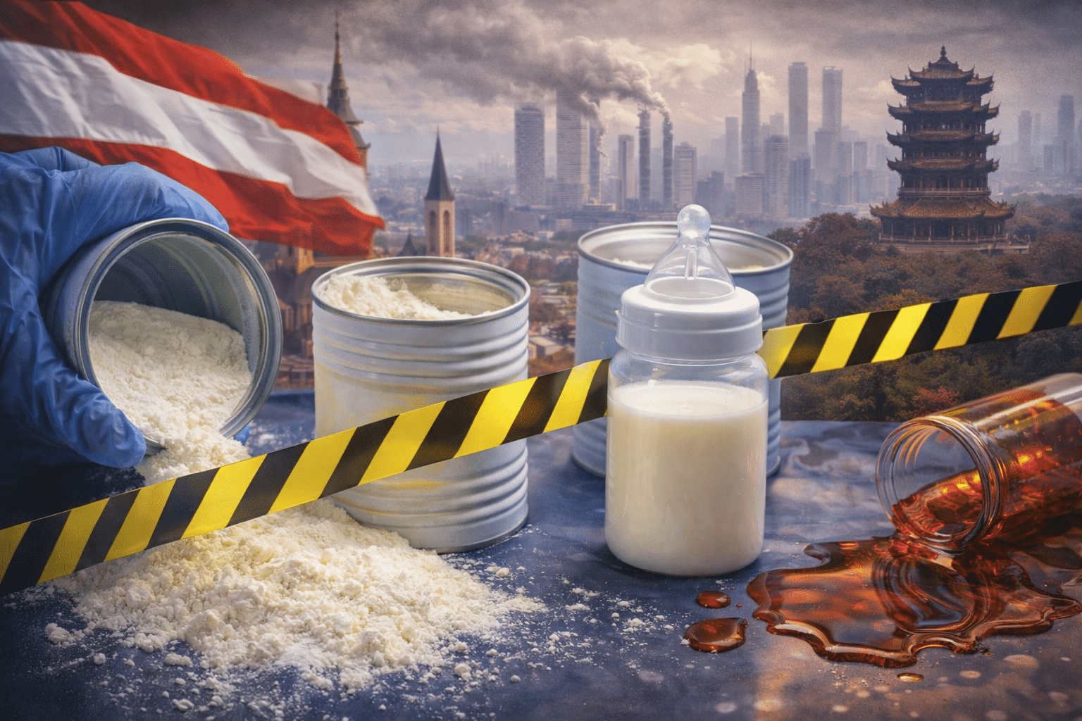 Babymilch-GAU: Giftiges Öl aus Wuhan – Rückruf auch in Österreich